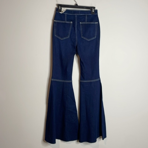 Free People | Women’s Dark Wash Just Float On Super Glare Jeans Size 27 NWT - Picture 5 of 6